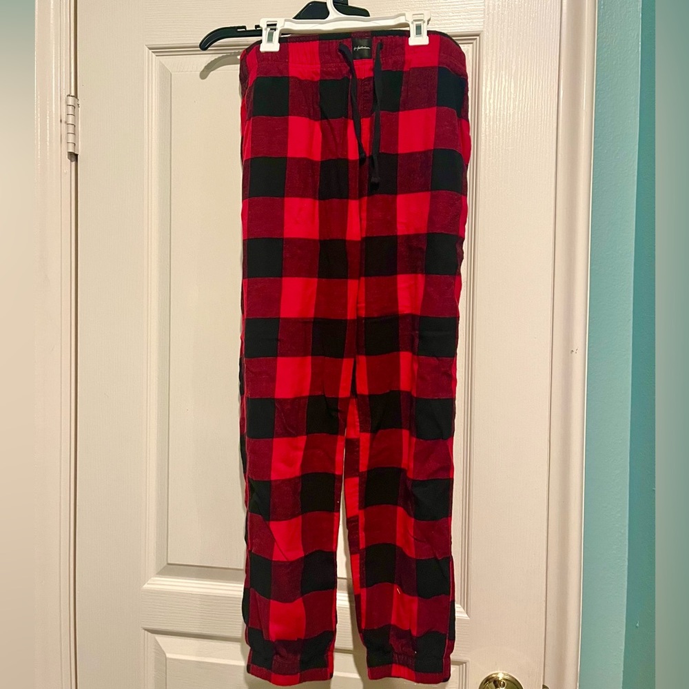 red and black pajamas